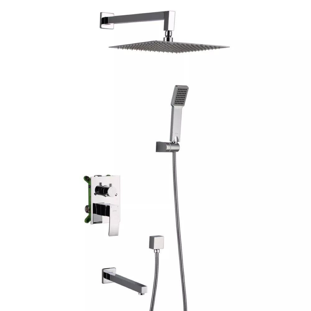 Душова система вбудована Gappo G7102 Хром (G7102)
