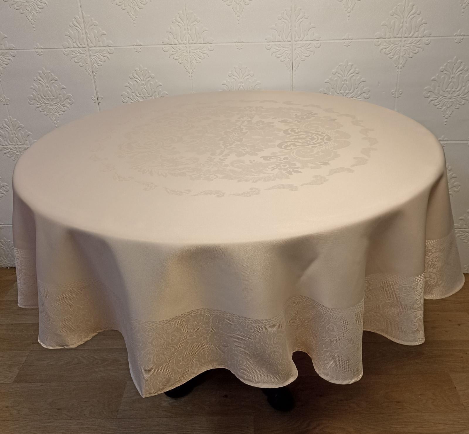 Скатерть тефлоновая Maison Royale Jumbo PVS d 160 см Cappucino (CN37274)
