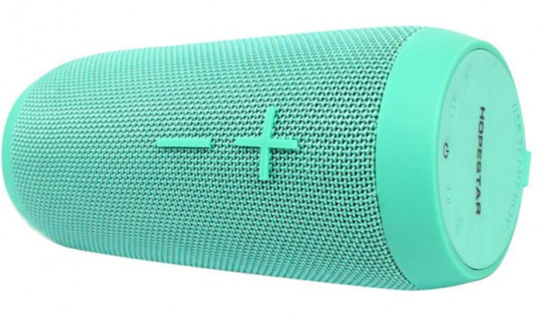 Колонка беспроводная Hopestar P7 IPX6 с FM-радио и PowerBank Бирюзовый (00058)