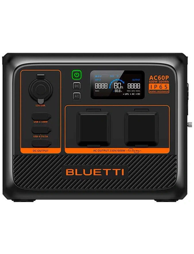 Зарядная станция Bluetti AC60P 600 Вт 504 Вт/ч (29955602)