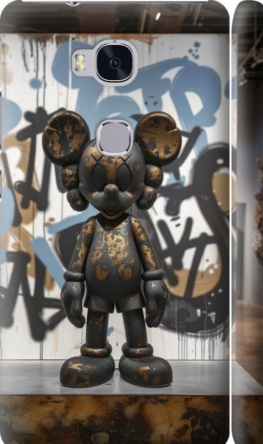 Чехол на Huawei Honor 5X Bronze kaws v2 (6098m-176-42517)