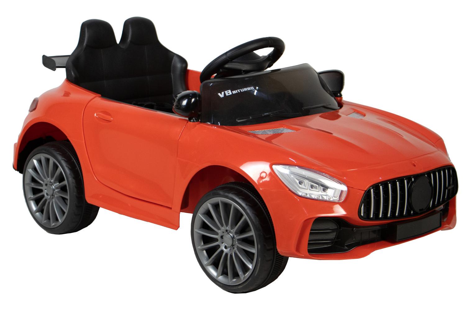 Детский электромобиль SPOKO SP-S600 пластиковый одноместный с пультом дистанционного управления Красный (132-76-42300218)