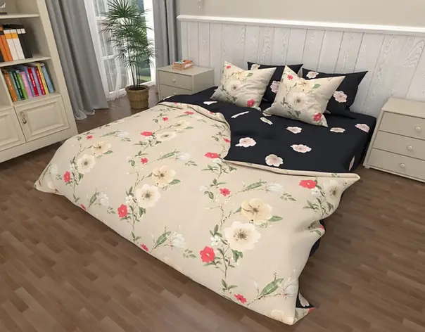 Комплект постельного белья Vital Textile Голд Люкс бязь полуторный 150х220 см (BL1.5-705)