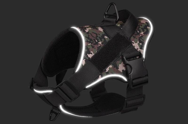 Шлея для собак Hong с ручкой XL 80-115 см Коричневый (2086359892) - фото 4 Шлея для собак Hong с ручкой XL 80-115 см Коричневый (2086359892) - фото 4