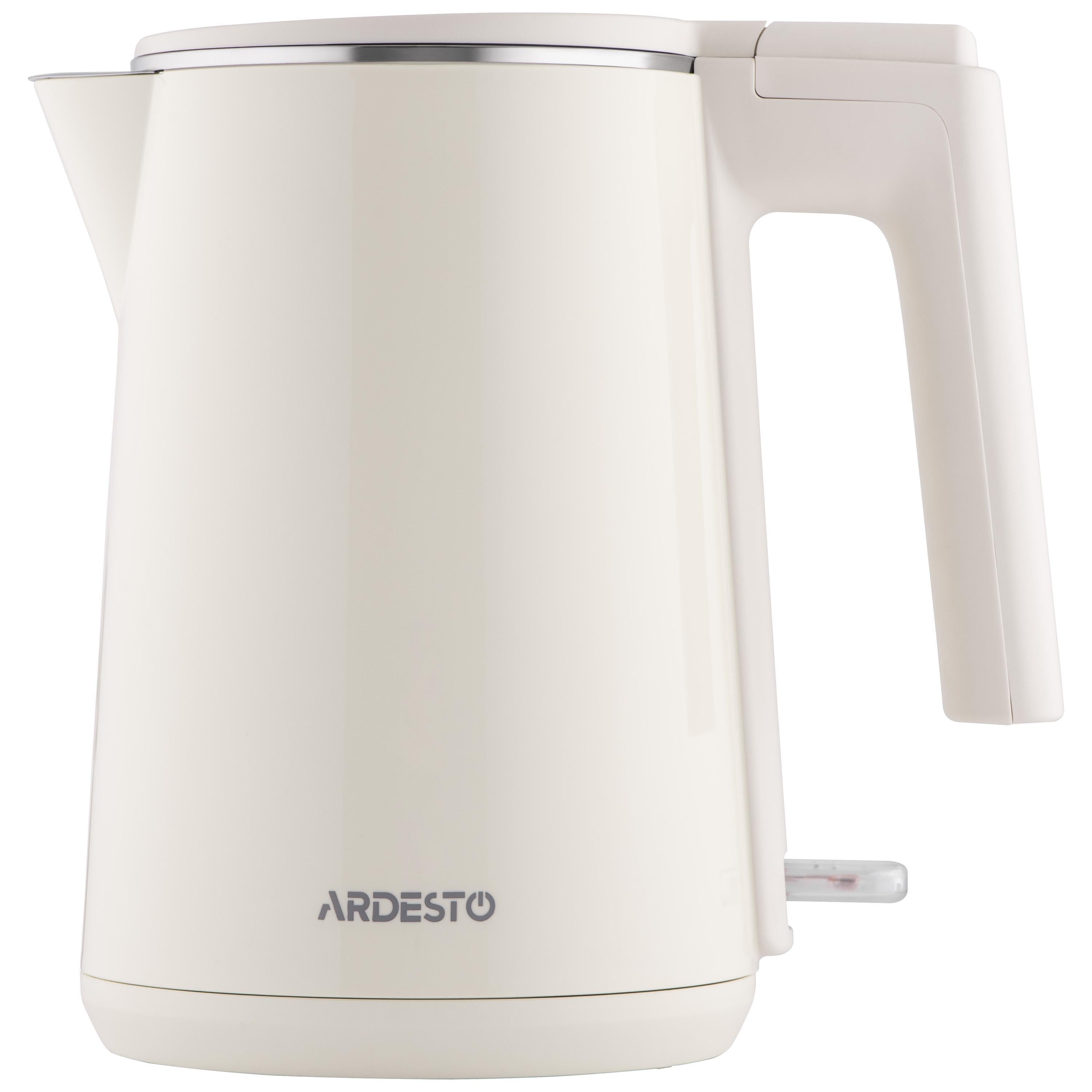 Електрочайник Ardesto EKL-F1BG Strix 1 л сталь 1500 Вт Бежевий (33087927)