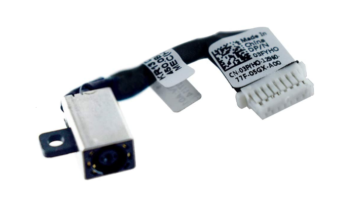 Разьем питания для ноутбука Dell Inspiron 13 i7370 i7373-450.0B502.0011-03FYH0 с кабелем шлейф/гнездо (1559159445)