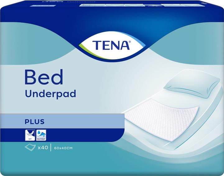 Пеленки поглощающие TENA Bed Plus 60х40 см 40 шт. (2661376792)
