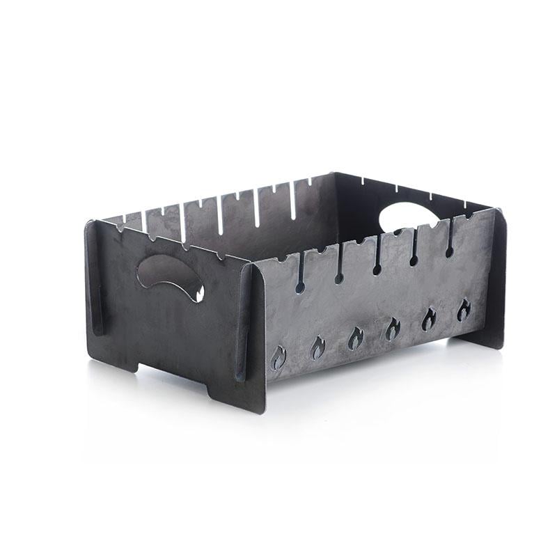 Мангал розборний Сила на 6 шампурів з чохлом/рукавичками підлоговий товщина 2 мм (960100)