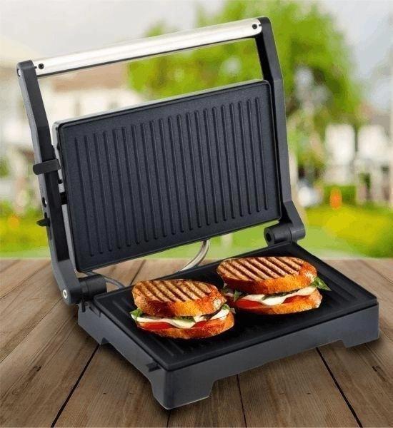 Электрогриль с антипригарным покрытием Domotec MS-240 1000 Вт 26,5х23х7,5 см (2725674496) Электрогриль с антипригарным покрытием Domotec MS-240 1000 Вт 26,5х23х7,5 см (2725674496)