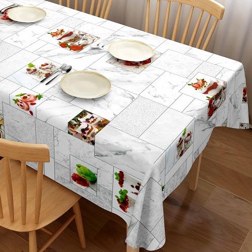 Клеенка Stenson Glossy MA-4853 1,37х20 м на тканевой основе (11664375)