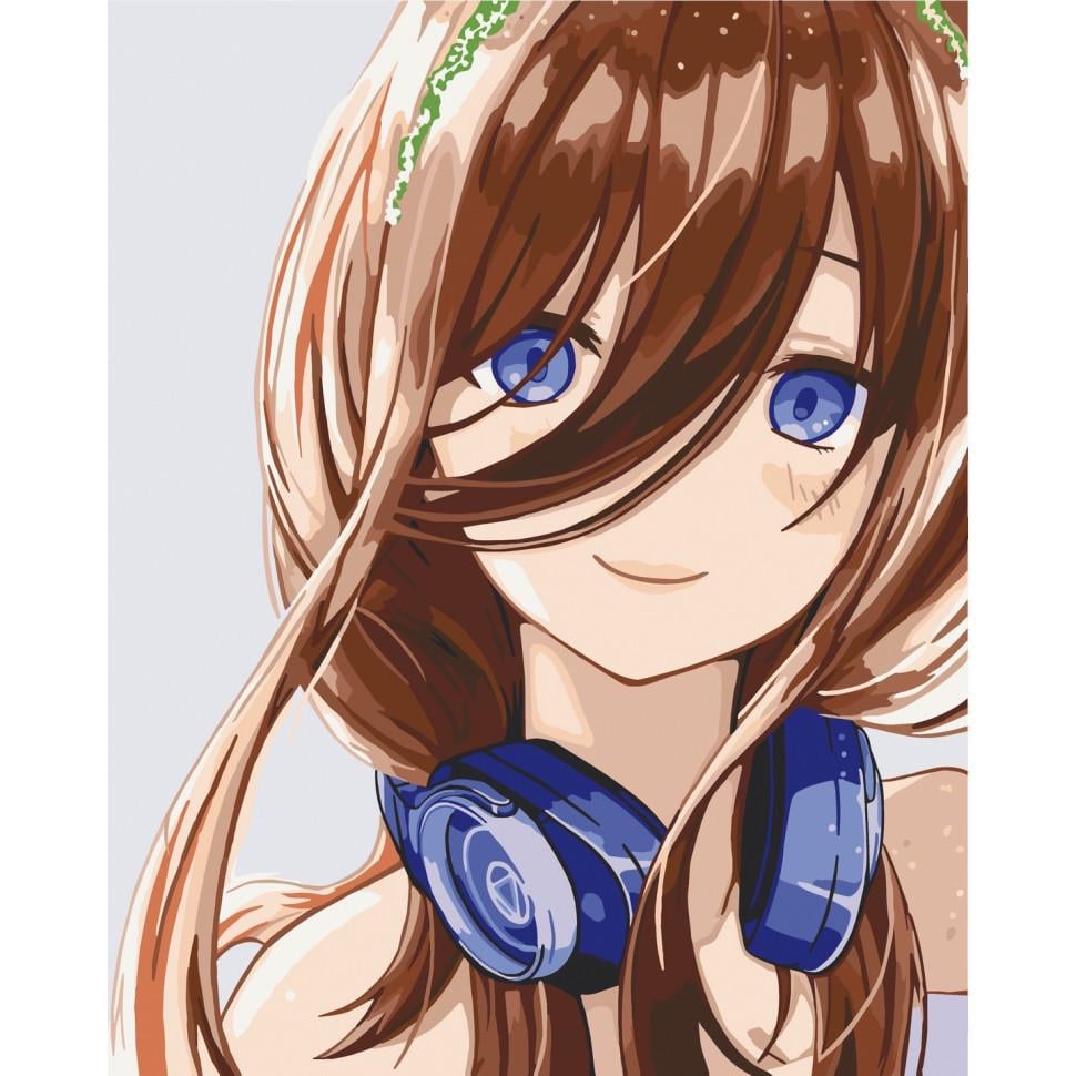 Картина по номерам ART CRAFT Голубоглазая девушка 40x50 см без коробки (ACR-10334-AC)