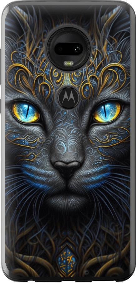 Чехол на Motorola Moto G7 Кошка (5548u-1614-42517)
