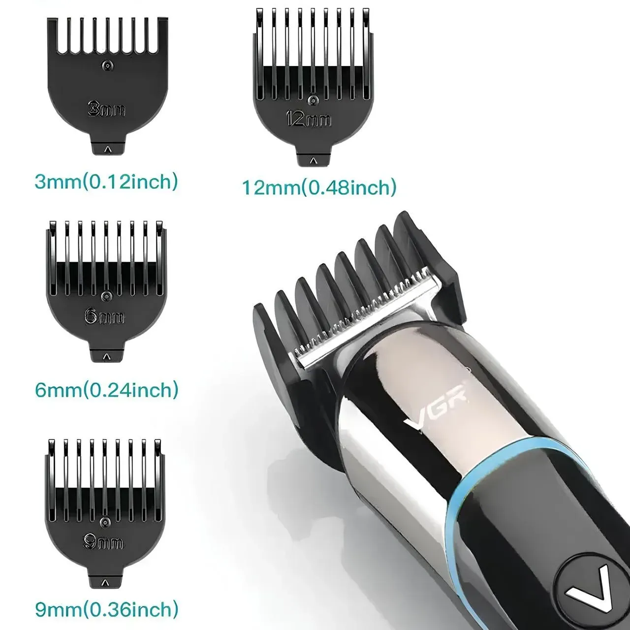 Машинка VGR V-291 акумуляторна з   насадками 4 шт.  (30474994) - фото 3