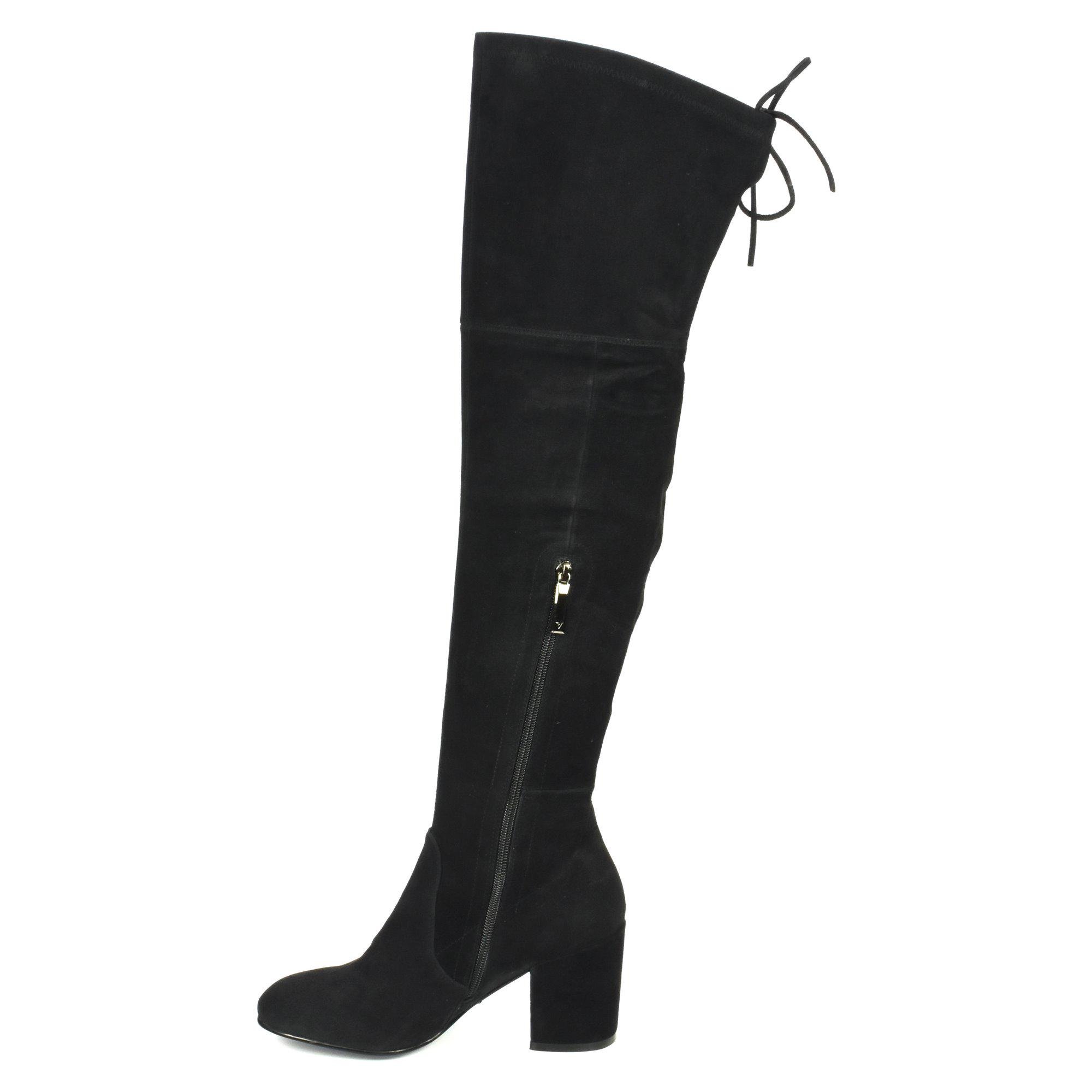 Ботфорти жіночі осінні Vitto Rossi р. 38 Чорний (05246-38) - фото 8