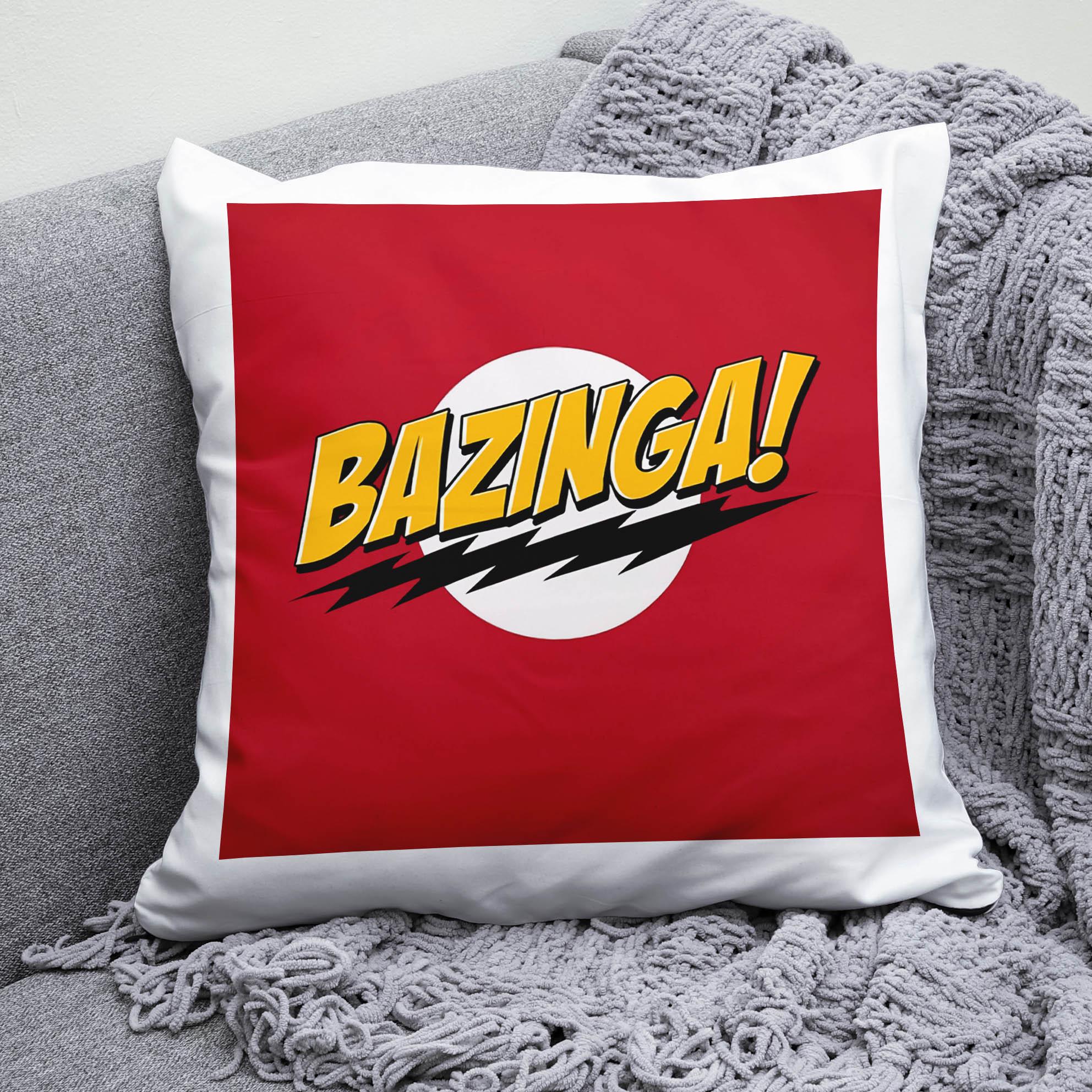Плюшева подушка квадрат із принтом Big Bang Theory