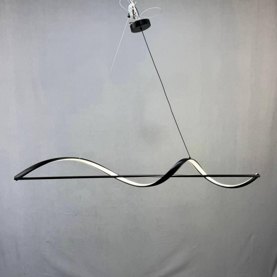 Люстра светодиодная удлиненная Zilini 9130BK-120 120W Черный (29895016) - фото 3 Люстра светодиодная удлиненная Zilini 9130BK-120 120W Черный (29895016) - фото 3