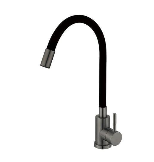 Смеситель для кухни MIXXUS SEO-011 с силиконовым изливом Graphite Refl Black (MI6566) Смеситель для кухни MIXXUS SEO-011 с силиконовым изливом Graphite Refl Black (MI6566)