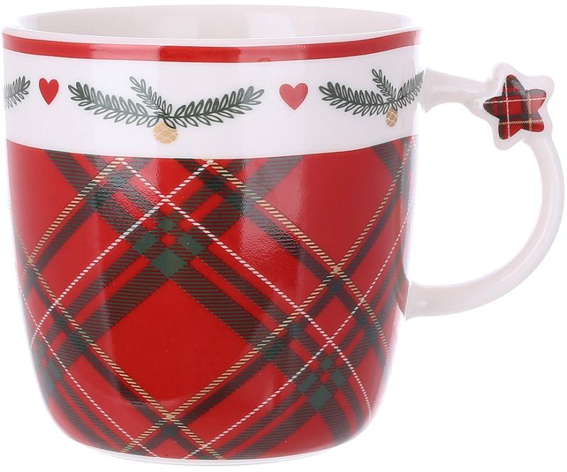 Чашка рождественская фарфоровая Happy Holidays 360 мл (BD-311-112)