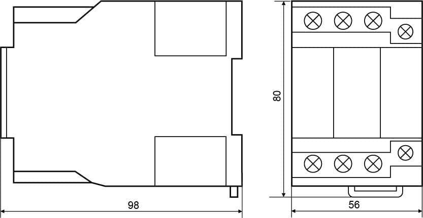 Контактор-пускатель АСКО-Укрем ПМ 2-32-10 M7 LC1-D3210 32А 230 В 1NO (A0040010051) - фото 5