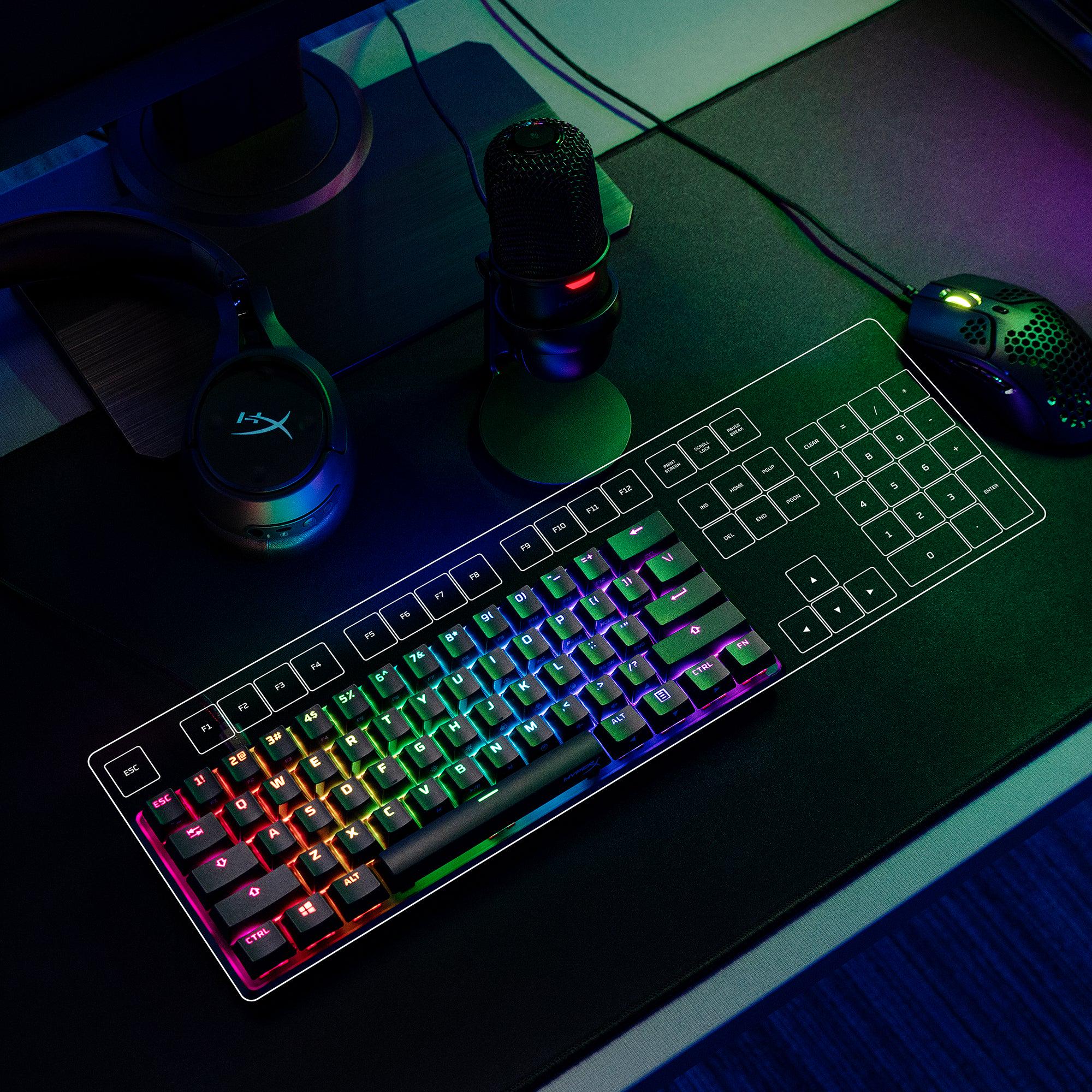 Клавиатура механическая HyperX Alloy Origins 60 проводное подключение USB 1,8 м RGB-подсветка Черный (627058) - фото 5 Клавиатура механическая HyperX Alloy Origins 60 проводное подключение USB 1,8 м RGB-подсветка Черный (627058) - фото 5