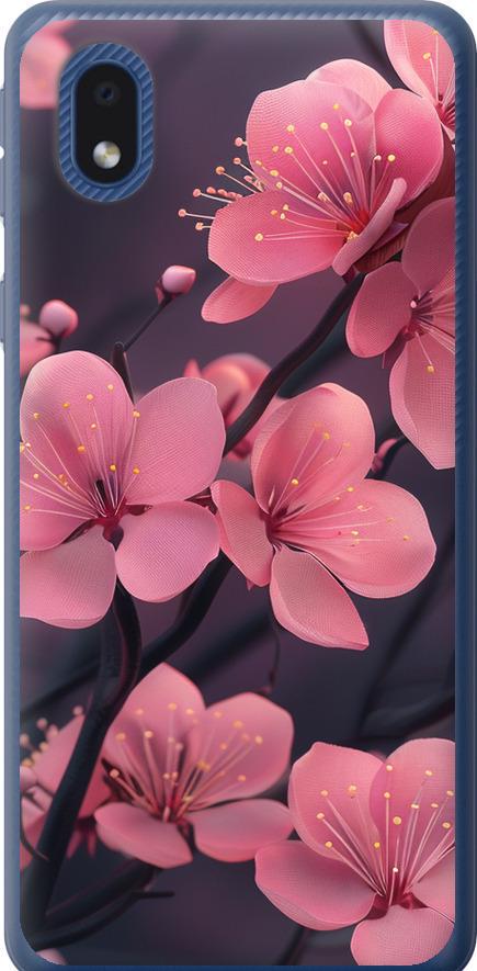 Чехол на Samsung Galaxy A01 Core A013F Пурпурная сакура (6075u-2065-42517) Чехол на Samsung Galaxy A01 Core A013F Пурпурная сакура (6075u-2065-42517)