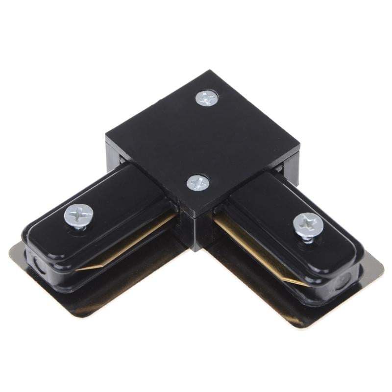 Соеденитель Brille шинопровода угловой HD-17L BK (L8-017)