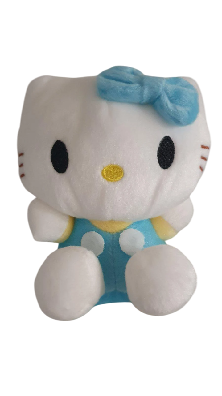 М'яка іграшка Helloy Kitty в блакитному комбінезоні 20 см