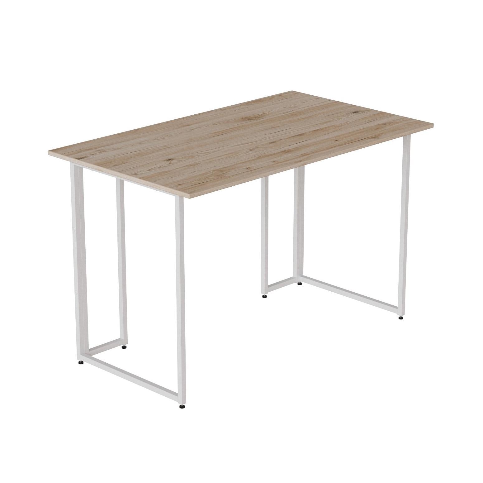 Компьютерный стол Ferrum-decor Ханна ДСП 32 мм 75x120x70 см Белый/Дуб Сан-Марино (FRD-104038)