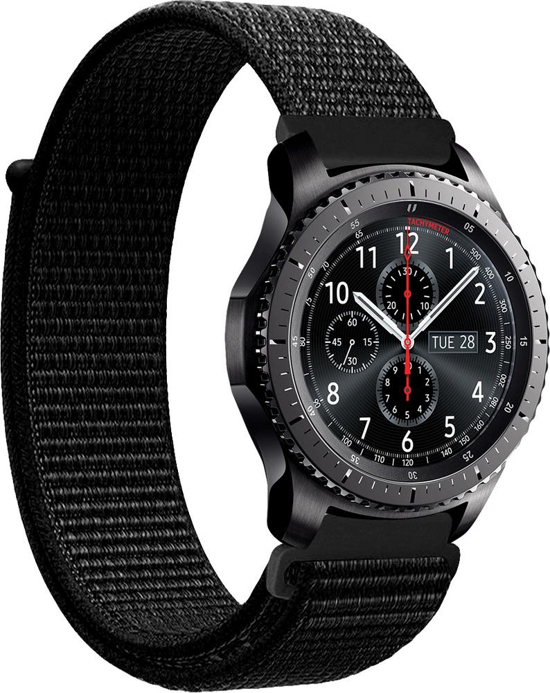 Ремешок нейлоновый Sport Loop для Samsung Gear S3 Black (16390-2B) Ремешок нейлоновый Sport Loop для Samsung Gear S3 Black (16390-2B)