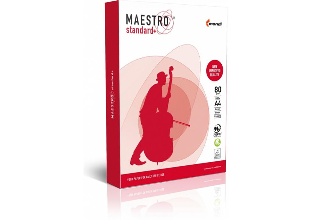 Папір А4 Maestro Standard+ 80 500 аркушів (клас-B+)