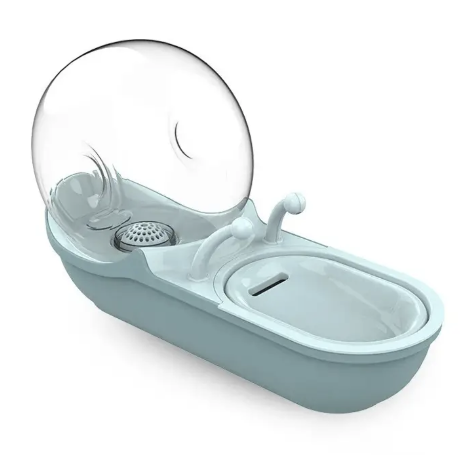 Поїлка автоматична Фонтан равлик з фільтром для собак і котів 4,5 л (Е500026)