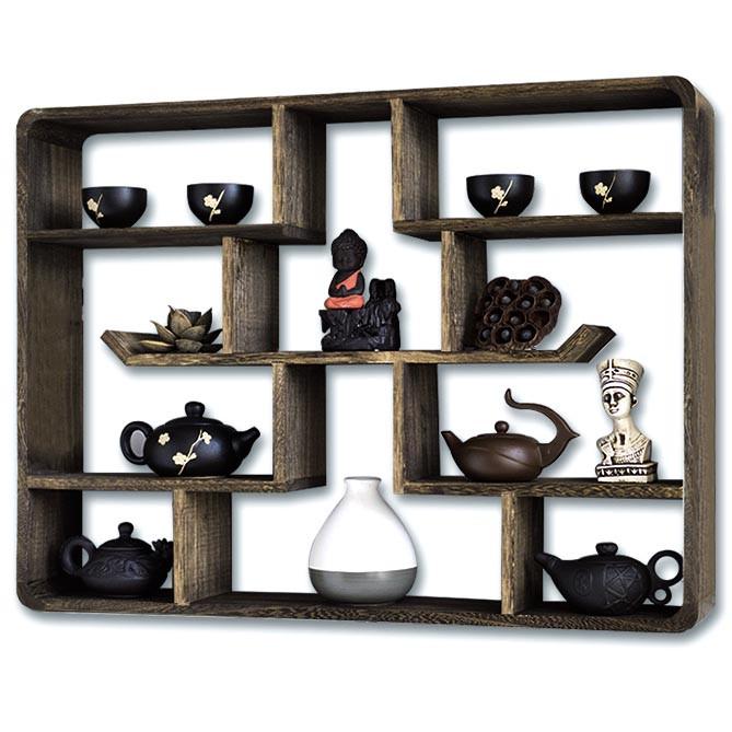 Полка для кружек из дерева Шиланар Мокко (СДК-010410)