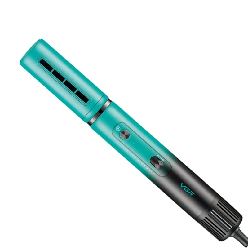 Фен-щетка VGR V-489 для укладки волос 1300W Green (tf7568)
