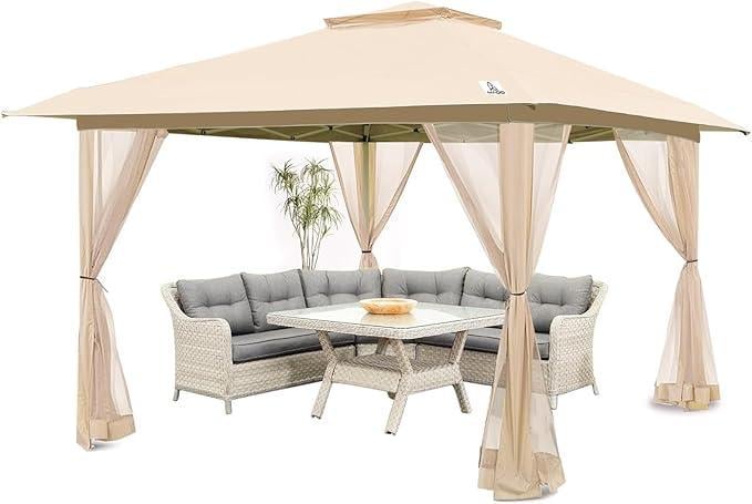 Альтанка MAOO складна для патіо з 4 бічними стінками