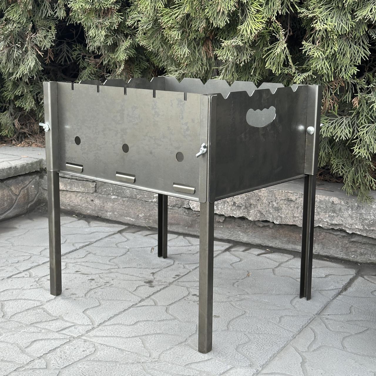 Розбірний мангал Mzavod Турист на 5 шампурів 0,8 мм (2915124112)