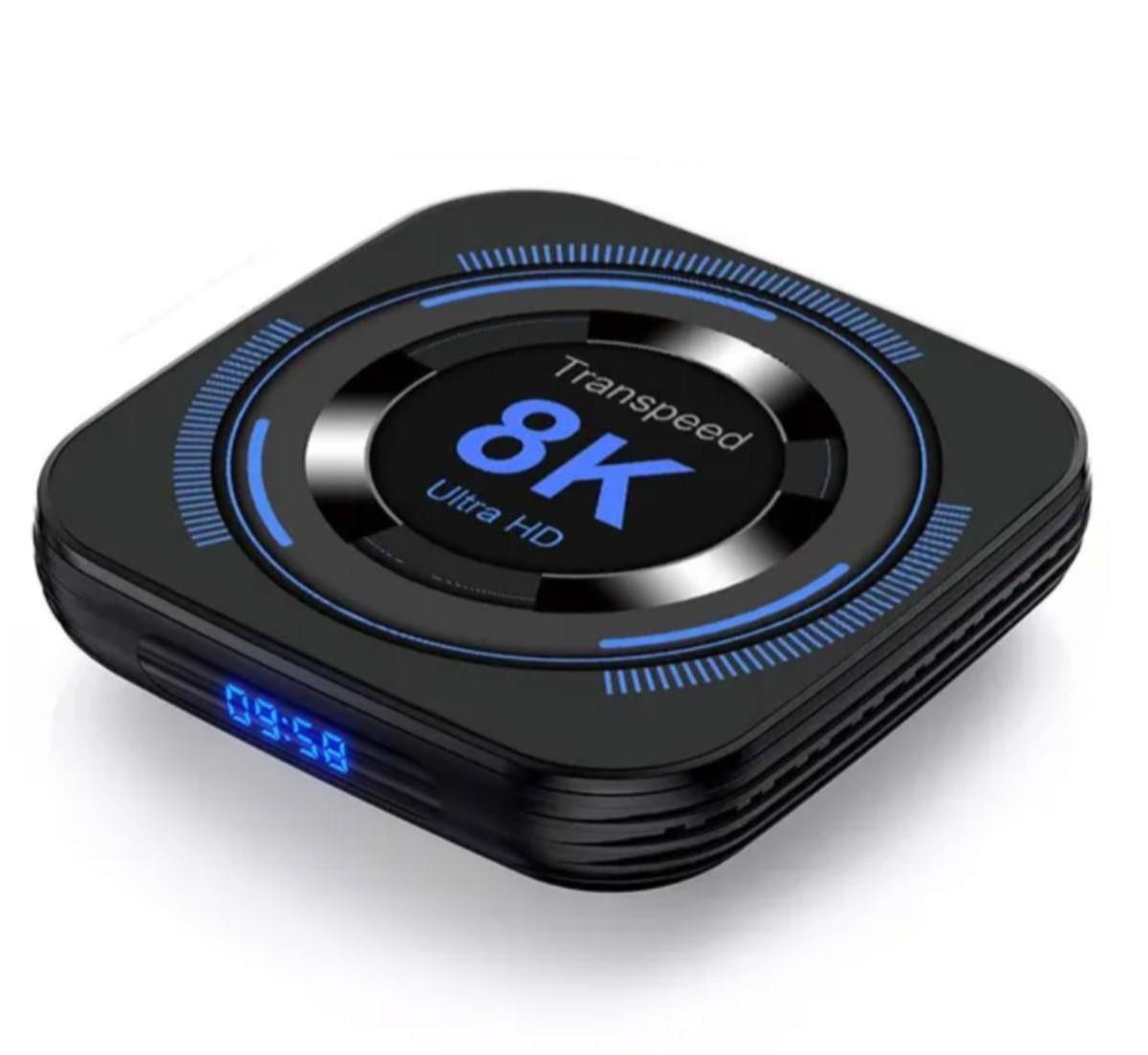 Приставка смарт ТВ Transpeed 4/64 Gb Android 12 - фото 2