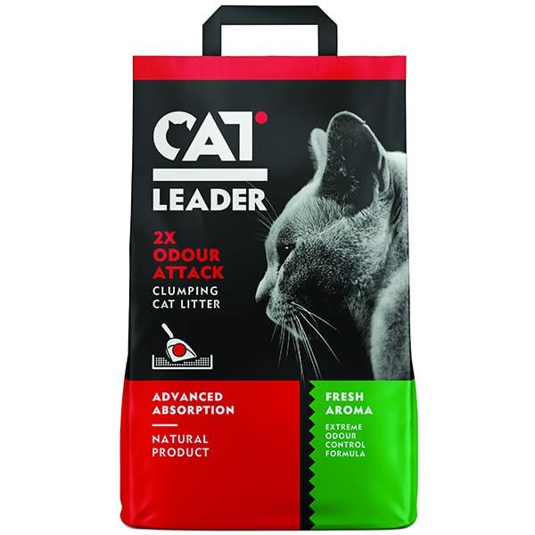 Наполнитель в кошачий туалет Cat Leader Clumping Ultra Compact бентонитовый ультракомкующий 10 кг (802080)