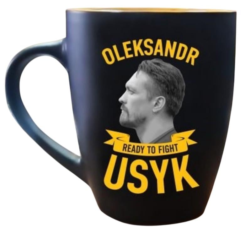 Чашка официальная от Александра Усика и RTF USYK BOXING MUG 350 мл (MUG-BLYL-RTF) - фото 1 Чашка официальная от Александра Усика и RTF USYK BOXING MUG 350 мл (MUG-BLYL-RTF) - фото 1