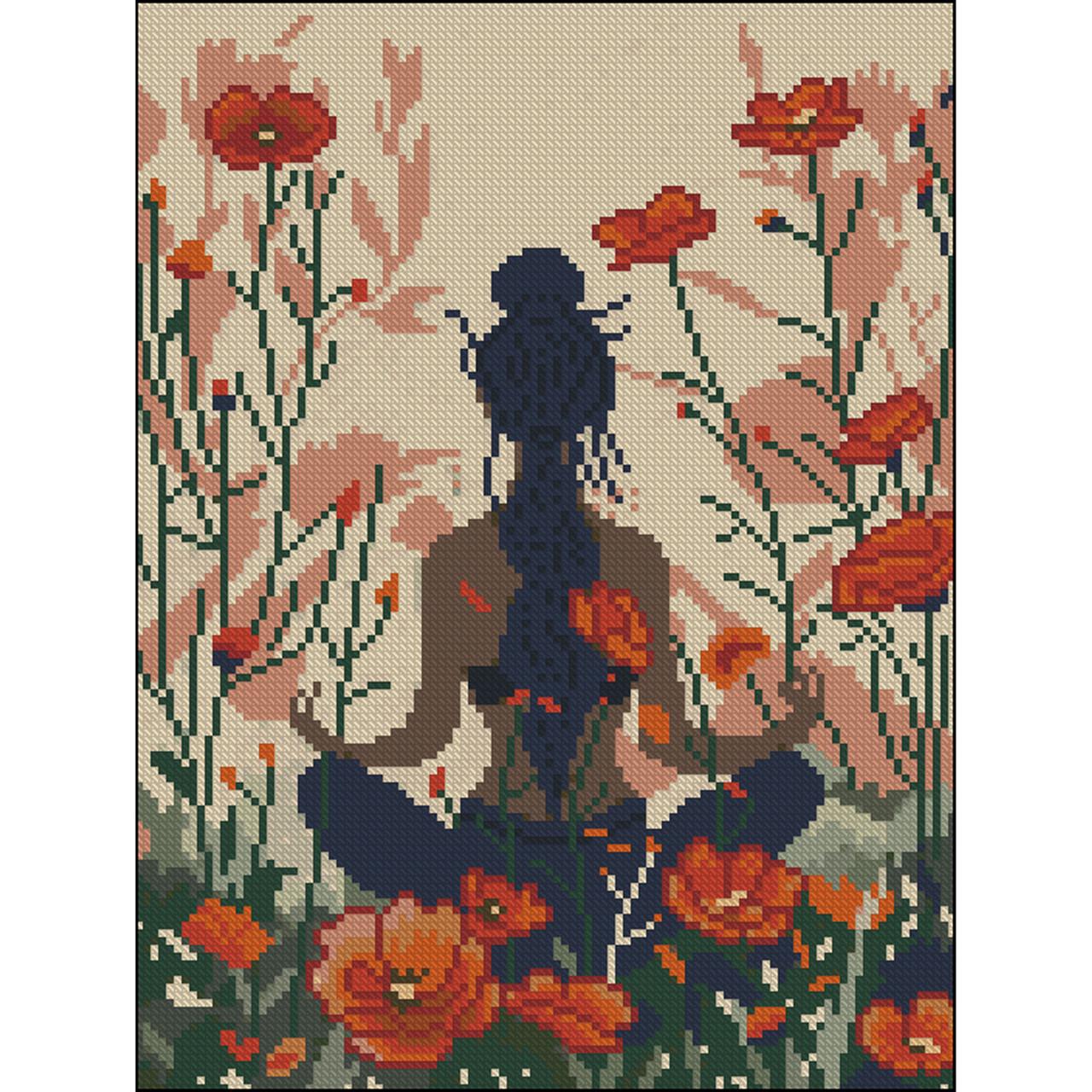 Алмазная мозаика Strateg Гармония без подрамника 30х40 см (ZAV3040-21)