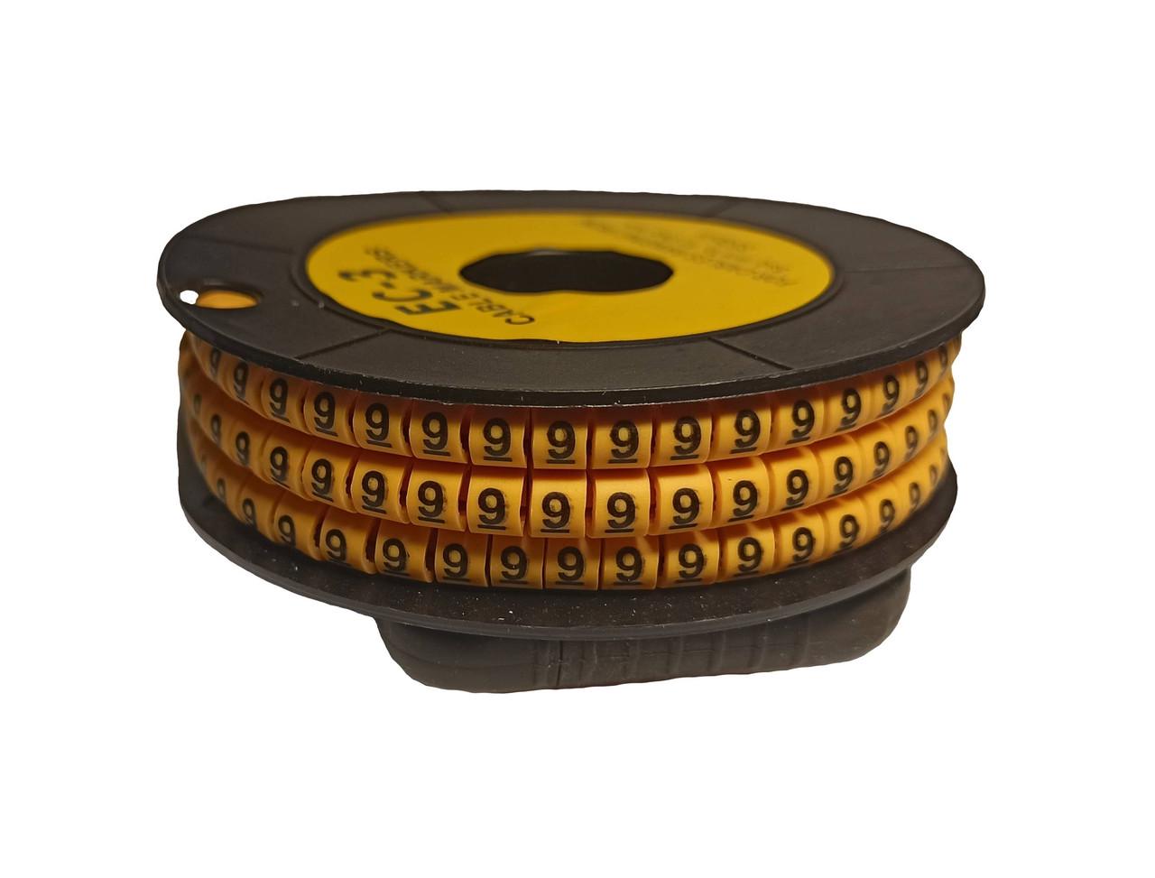 Маркировка кабельная TechnoSystems МК2 "9" 2,5-4 мм 500 шт. (1554868666) Маркировка кабельная TechnoSystems МК2 "9" 2,5-4 мм 500 шт. (1554868666)