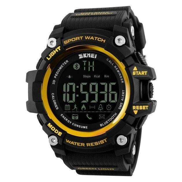 Смарт часы наручные мужские Skmei 1227 Gold (12372)