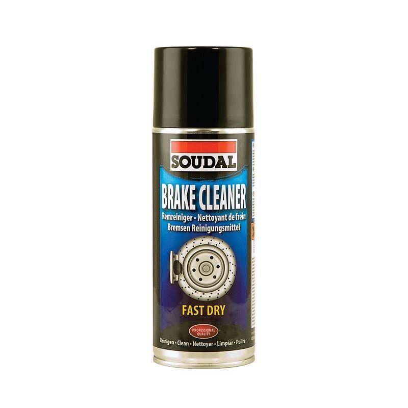 Аерозоль для очищення гальмівної системи Soudal Brake Cleaner 400 мл безбарвний 3 шт. (0000900000001000BC)