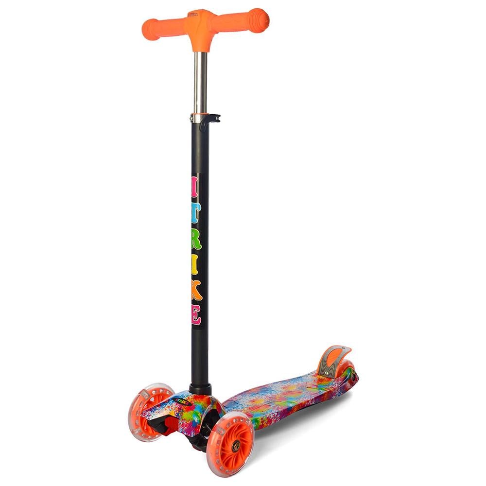 Самокат детский MAXI iTrike JR 3-055-L-WP7 трехколесный (31757)