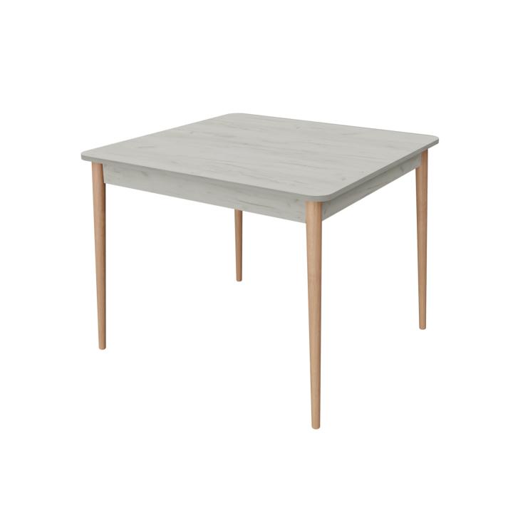 Стіл обідній квадратний Неман Моно 880х880 мм Дуб крафт білий/Вільха (46336)