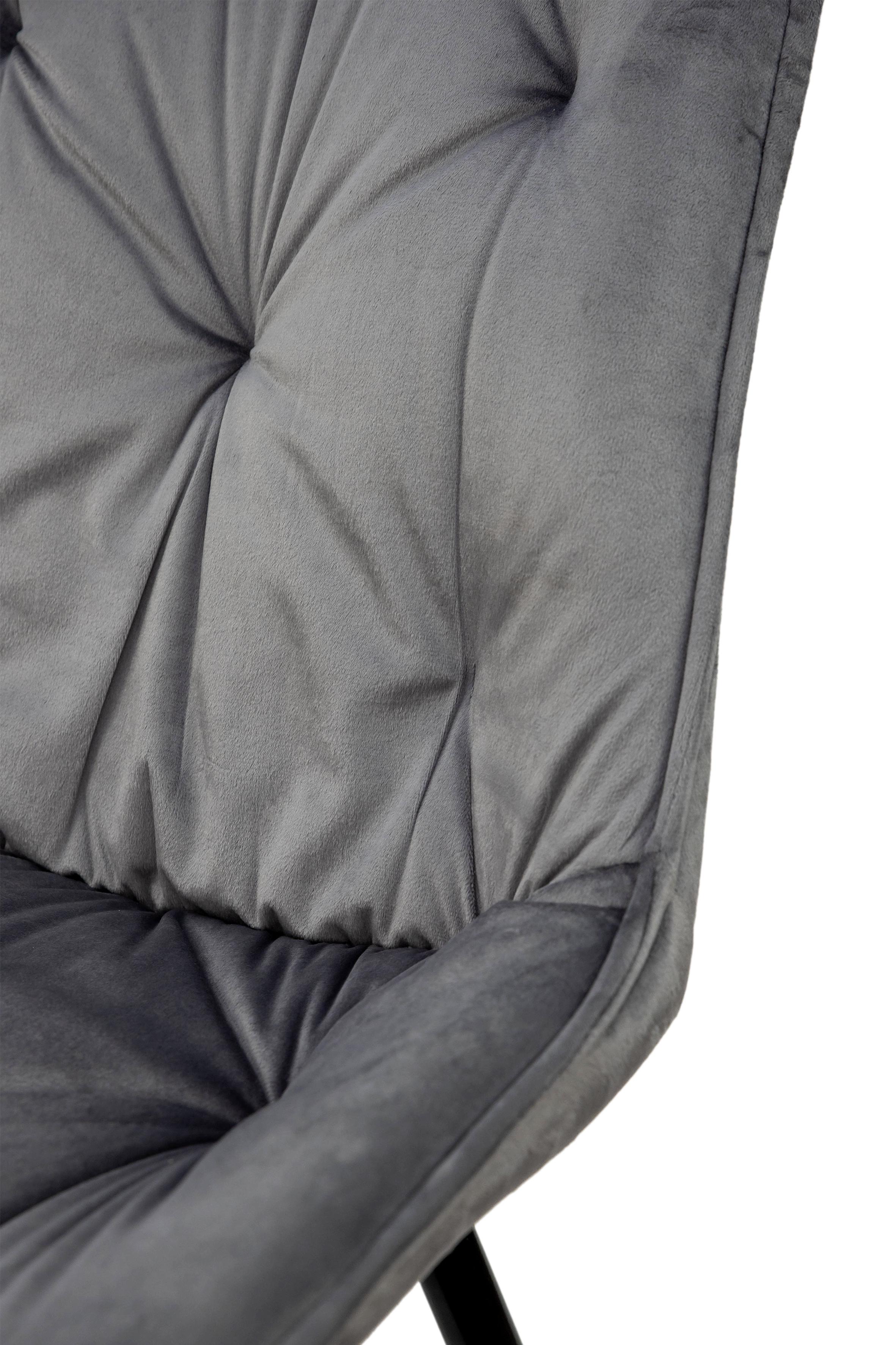 Стілець для кухні та вітальні ГРЕЙС Прадо-R 500х910х580 мм Чорний/Сірий (GAА0057239) - фото 16 Стілець для кухні та вітальні ГРЕЙС Прадо-R 500х910х580 мм Чорний/Сірий (GAА0057239) - фото 16