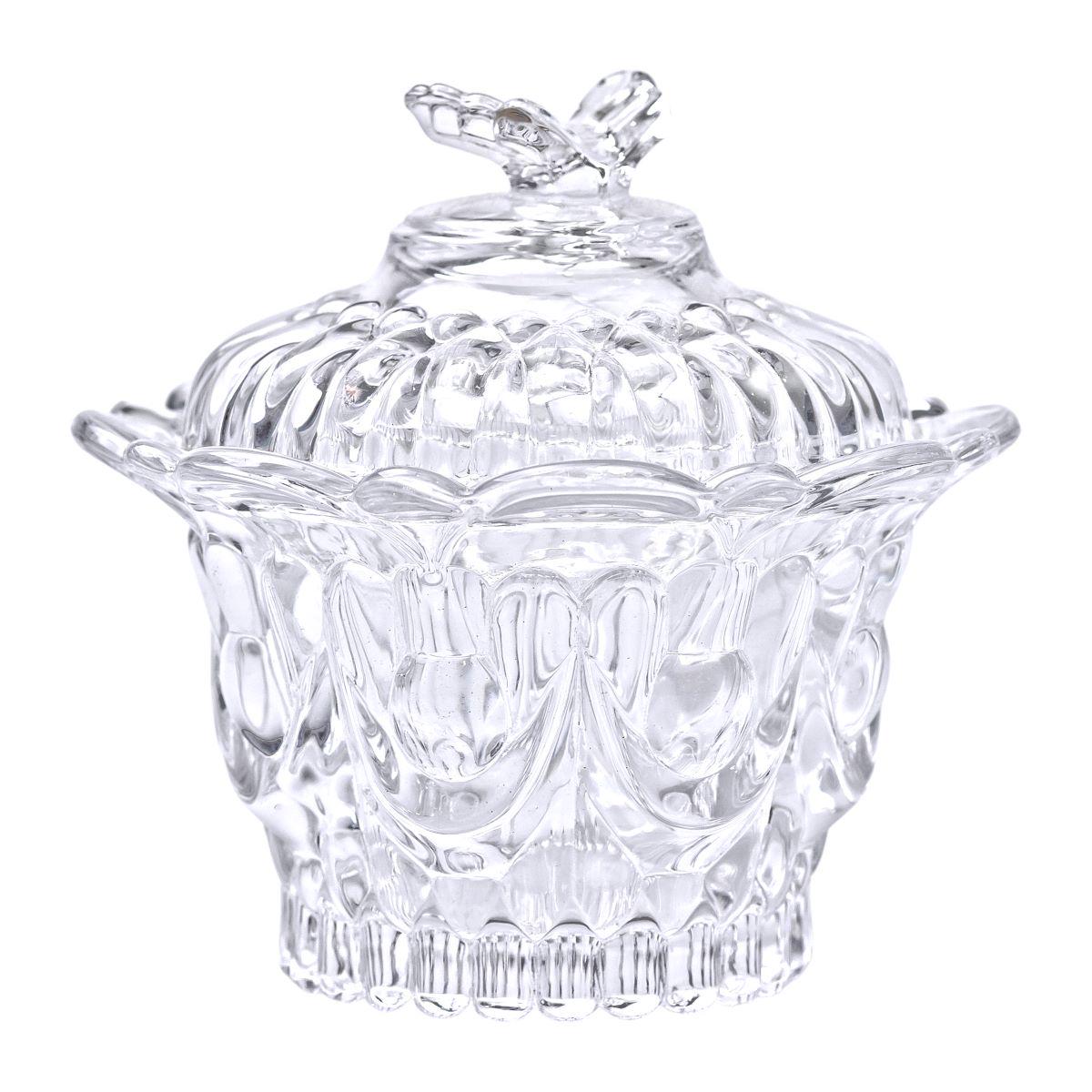 Цукерниця скляна з кришкою 9 см - фото 2 Цукерниця скляна з кришкою 9 см - фото 2