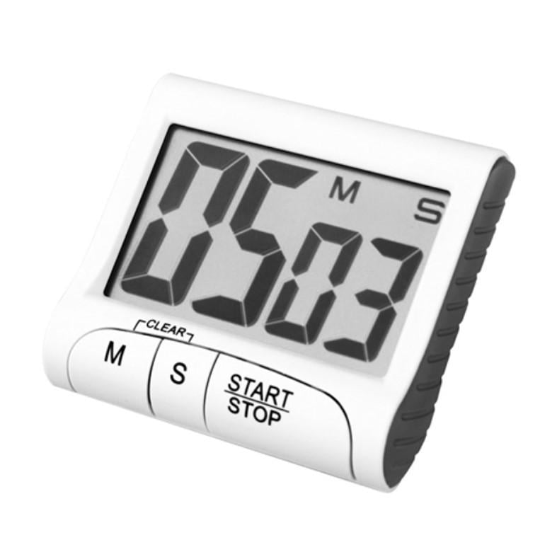 Таймер кухонний з магнітом Білий (D016)