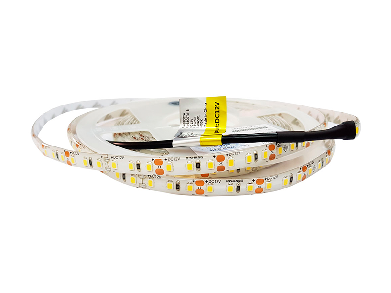 Світлодіодна стрічка RISHANG 2835 120 LED 8 мм 12 В 8,6 Вт IP65 Білий нейтральний (5892)