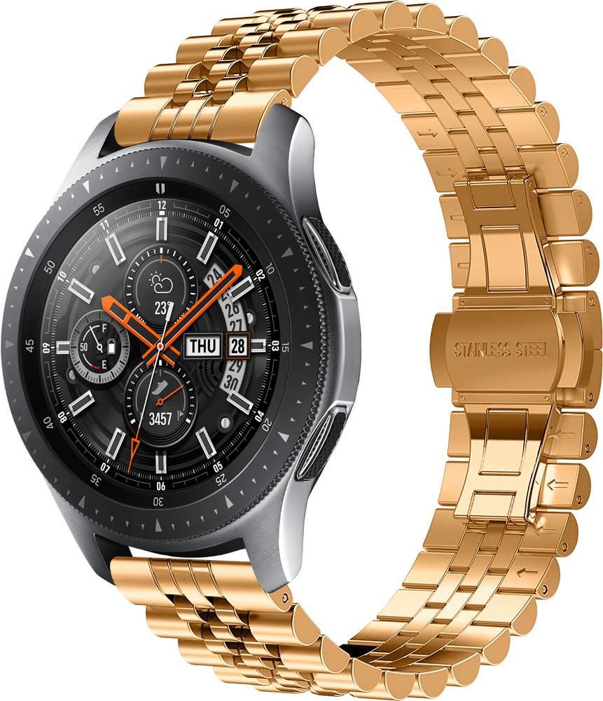 Браслет металлический Stech для Galaxy Watch 46 мм Rose Gold (25248-27)