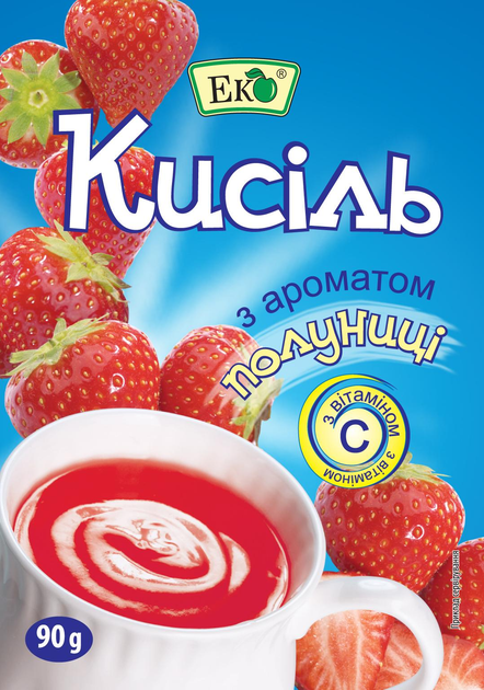 Кисіль з ароматом Полуниці Еко 90 г (27708)